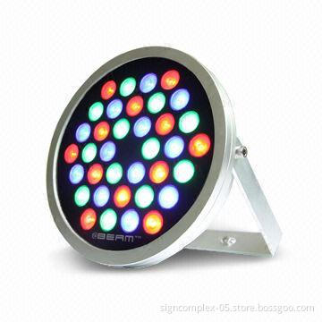 LED Floodlight, Made of Aluminum Alloy with 24V DC Rated Voltage